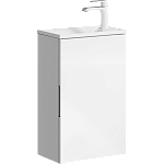 Тумба с раковиной подвесная Aqwella Accent 40см Белый Фото 1