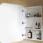 Зеркальный шкаф Alavann Lana 55 белый Фото 2