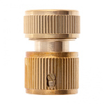 Соединитель быстросъемный латунный для шланга 1/2" Фото 4