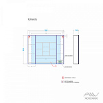 Шкаф зеркальный Alavann Univers 100 белый Фото 4