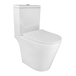 Унитаз напольный безободковый Azario Flin c сидением микролифт Фото 2