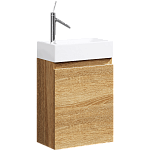 Тумба с раковиной подвесная Aqwella Leon MP 40см Дуб сонома Фото 1