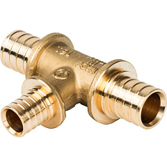 Тройник переходной аксиальный 20x16x20 STOUT для труб из сшитого полиэтилена