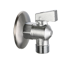 Угловой кран 1/2"-3/4 "VIEIR" хром