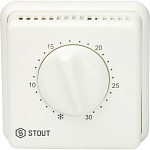 Термостат комн. STOUT ТI-N (5-30"C, 10A) (аналог 10013363 Watts) Фото 1