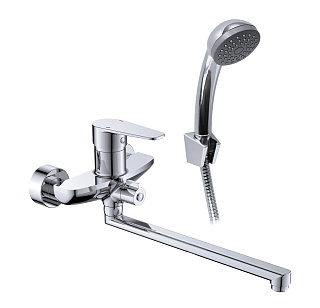 Смеситель для ванны дл. излив с аксессуарами Konner MODERN MDN1600 Фото 1