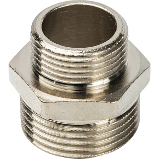 Ниппель переход. 1х3/4" ник. Stout Фото 1