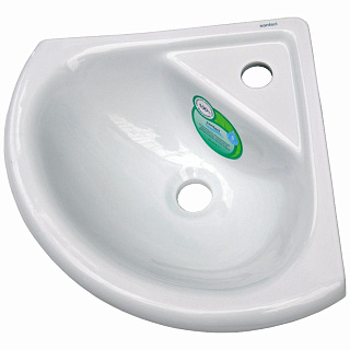 Раковина угл. "Радиан" бел. Фото 1