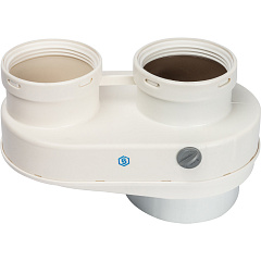 Адаптер моноблочный для раздельного дымоудаления DN80/80 STOUT (Bx)