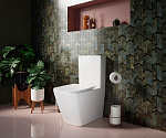 Унитаз-компакт Ceramica Nova Cubic CN1803 с микролифтом, безободковый Фото 4
