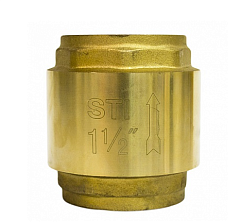 Клапан обратный пруж. STI 1 1/4" (латунь)