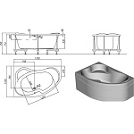 Ванна акриловая Kolpa San LuLu 170х110 R Фото 4
