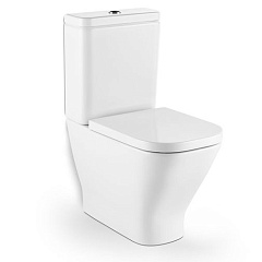 Унитаз-компакт Roca Gap Clean Rim + сиденье микролифт