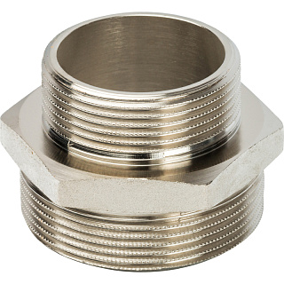 Ниппель переход. 2х1 1/2" ник. Stout Фото 1