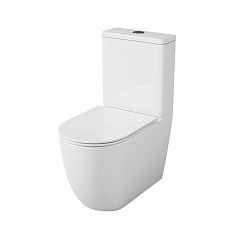 Унитаз-компакт безободковый OWL Vind Cirkel-GL с сиденьем микролифт