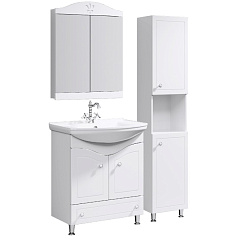 Комплект мебели для ванной Aqwella Franchesca 75 Белый
