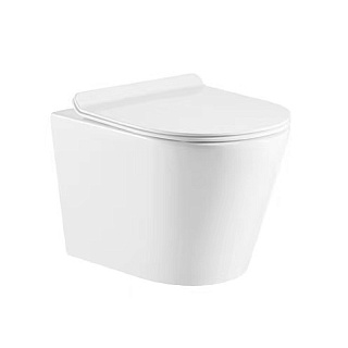 Унитаз подвесной безободковый Azario Vento с сиденьем микролифт Фото 1