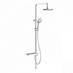 Душевой гарнитур IDDIS Ray с верхним душем и полкой Фото 1