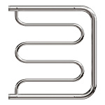 Полотенцесушитель водяной Point Фокстрот 500х600 с полкой, хром Фото 1