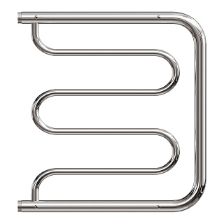 Полотенцесушитель водяной Point Фокстрот 500х600 с полкой, хром Фото 1