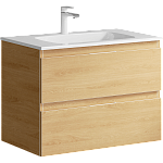 Комплект мебели для ванной Aqwella Accent 75 Дуб Золотой Фото 2