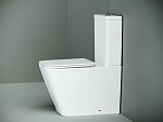Унитаз-компакт Ceramica Nova Cubic CN1803 с микролифтом, безободковый Фото 6
