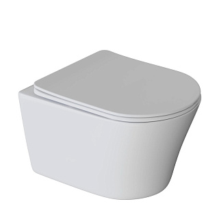 Унитаз подвесной безободковый Wave Trend с сиденьем микролифт Фото 1