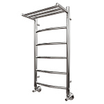 Полотенцесушитель водяной Point Афина П5 500х800 с полкой, хром Фото 1