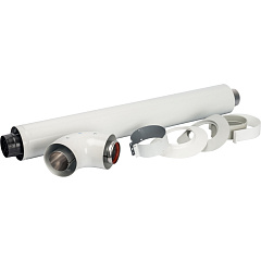 Комплект коаксиальный для прохода через стену (V, Pr нов.) 60/100, 850 мм STOUT  