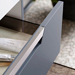 Тумба с раковиной подвесная Aqwella Cube 90см Белый Фото 5