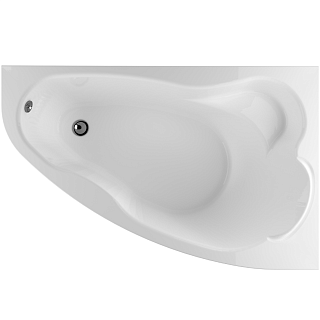 Ванна акриловая Marka One LiL 140x90 правая (в компл. экран, каркас, слив-перелив) Фото 1