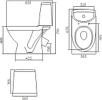 Унитаз-компакт Kolo Runa c сиденьем микролифт Фото 5