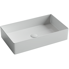 Раковина накладная Ceramicanova прямоугольная 601*361*130 CN6070 белый глянцевый
