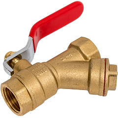 Кран шаровый с фильтром VIEIR 1/2" р.