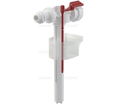 Впускной механизм Alcaplast с горизонтальной подводкой и пластиковой резьбой 3/8