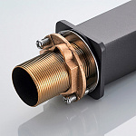 Смеситель для умывальника Ledeme 1078U графит Фото 5