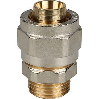 Муфта НР 20х1/2  для металлопласт/труб Stout Фото 1