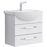 Комплект мебели для ванной Aqwella Allegro 65 Белый Фото 2