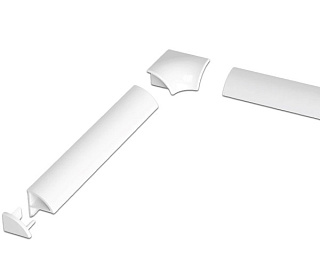 Декоративная планка 6/2000 Ravak белая Фото 1