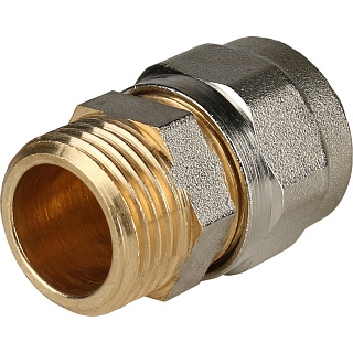 Муфта НР 16х1/2"  для металлопласт/труб Stout Фото 1