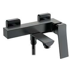 Смеситель для ванны Ledeme L3194D короткий поворотный излив (оруж сталь)