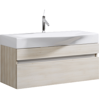 Комплект мебели для ванной Aqwella Bergamo 100 Акация Фото 1