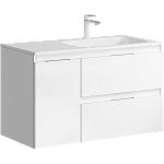 Комплект мебели для ванной Aqwella Accent 90R Белый Фото 2