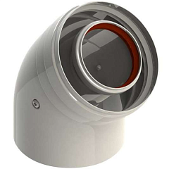 Колено коаксиальное промежуточное 45 град. 60/100