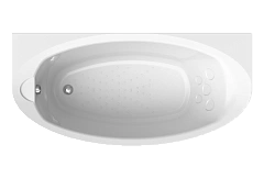 Акриловая ванна Радомир Неаполи 180х85 (в компл. экран, каркас, слив-перелив)