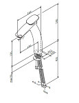 Смеситель Am.Pm Spirit V2.0 для умывальника высокий Фото 6