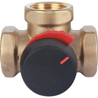 Трехходовой распределительный кран 1" ВР, (ZEISSLER) TIM Фото 1