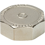 Заглушка на трубу 1 1/2" ник. Stout Фото 1