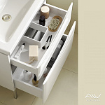 Тумба с раковиной Alavann Silvia 70 белая Фото 4