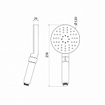 Лейка для душа IDDIS Swipe D120мм Фото 4